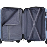 HKM-273683 Classic ABS Trolley Luggage Set - Durable Suitcase with Smooth-Glide Wheels