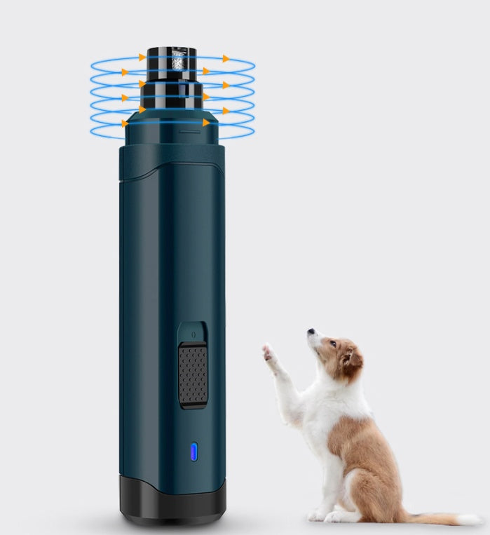 HKM-2740029 Silent Electric Pet Nail Polisher with 2 Speed Settings and 120 Minutes of Use