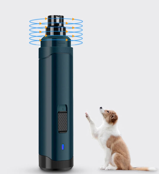 HKM-2740029 Silent Electric Pet Nail Polisher with 2 Speed Settings and 120 Minutes of Use