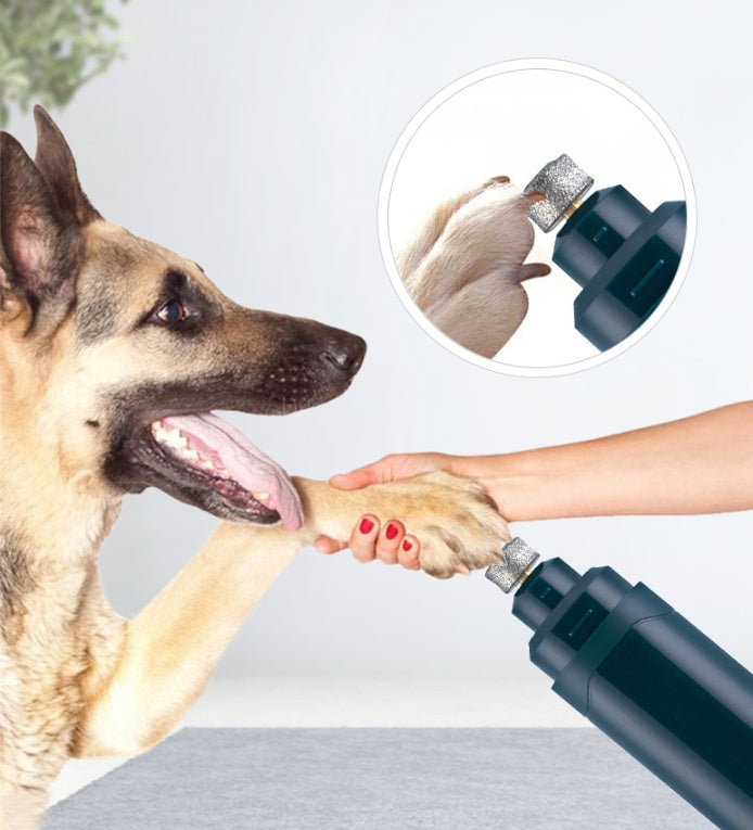 HKM-2740029 Silent Electric Pet Nail Polisher with 2 Speed Settings and 120 Minutes of Use