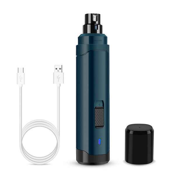 HKM-2740029 Silent Electric Pet Nail Polisher with 2 Speed Settings and 120 Minutes of Use