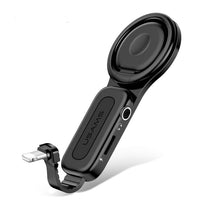 HKM-274003 Dual Lightning to 3.5mm Audio Adapter with Bracket Ring Connector