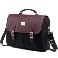 HKM-274003 Waterproof Large Office Tote Bag for Women – Stylish PU Briefcase for Laptops and Daily Business Use