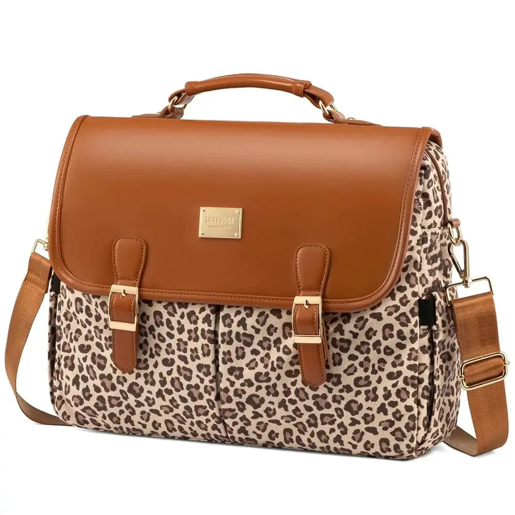 HKM-274003 Waterproof Large Office Tote Bag for Women – Stylish PU Briefcase for Laptops and Daily Business Use