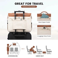 HKM-274003 Waterproof Large Office Tote Bag for Women – Stylish PU Briefcase for Laptops and Daily Business Use