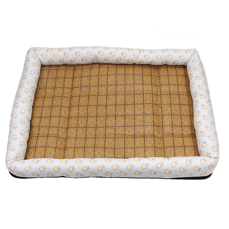 HKM-2740285 Cooling Summer Pet Ice Mat for Dogs and Cats - Breathable Square Bed in Various Colors