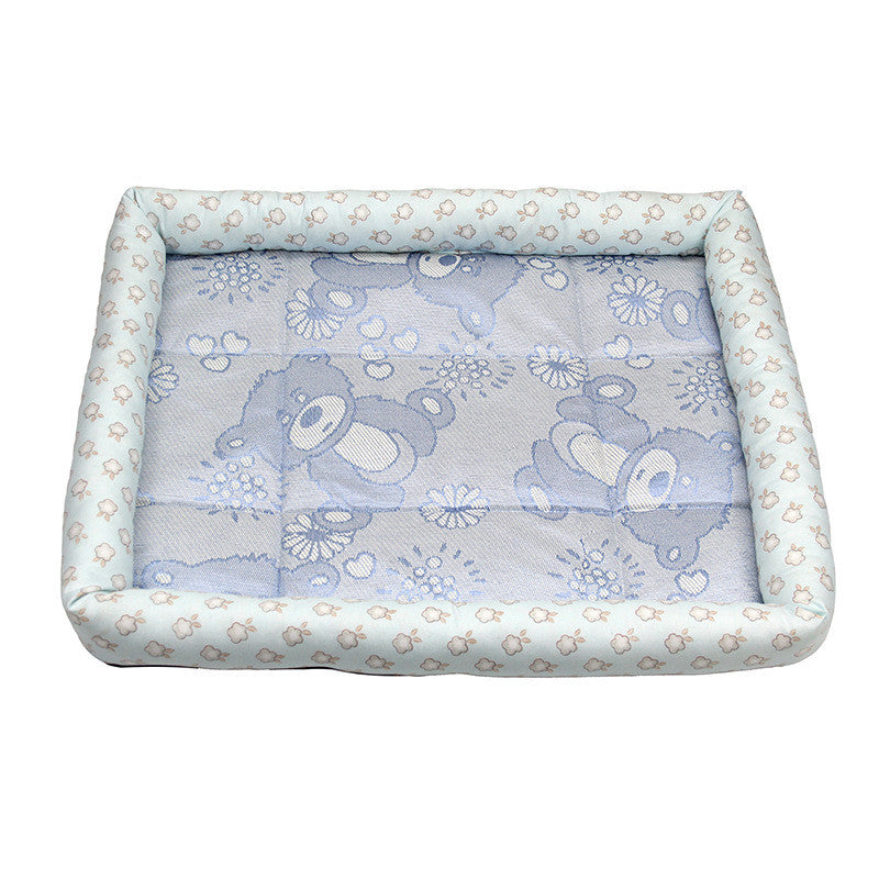 HKM-2740285 Cooling Summer Pet Ice Mat for Dogs and Cats - Breathable Square Bed in Various Colors