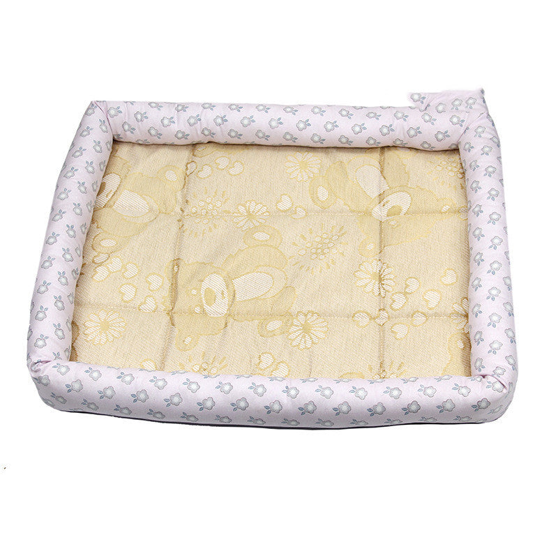 HKM-2740285 Cooling Summer Pet Ice Mat for Dogs and Cats - Breathable Square Bed in Various Colors