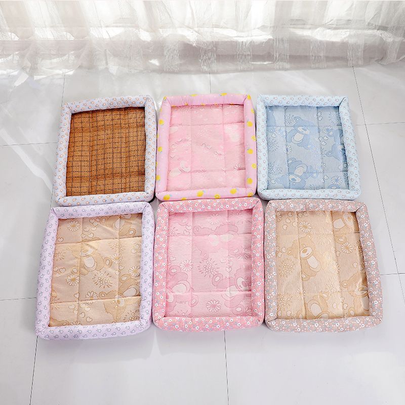 HKM-2740285 Cooling Summer Pet Ice Mat for Dogs and Cats - Breathable Square Bed in Various Colors