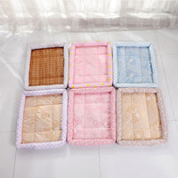 HKM-2740285 Cooling Summer Pet Ice Mat for Dogs and Cats - Breathable Square Bed in Various Colors