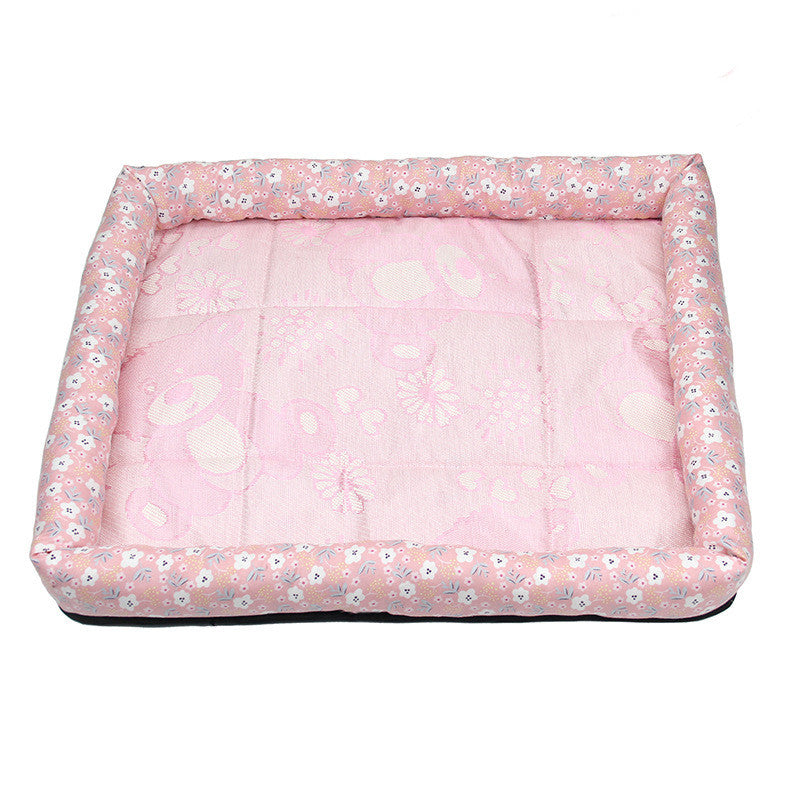 HKM-2740285 Cooling Summer Pet Ice Mat for Dogs and Cats - Breathable Square Bed in Various Colors