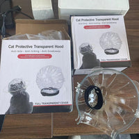 HKM-2740413 Cat Anti-Licking Space Head Cover with Foot Covers for All Seasons