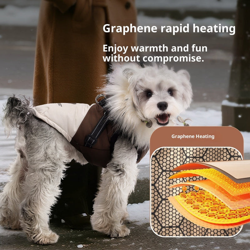 HKM-2740797 Sapphire Blue Velvet Cold Protection Shell Jacket for Dogs, Sizes S-3XL