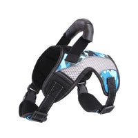 HKM-2741309 Breathable Anti-Pulling Pet Harness for Medium to Large Dogs - Red, Black, Camouflage Blue