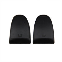 HKM-274131 PS4 L2 R2 Replacement Handle Buttons Set - Durable ABS + Rubber Material, Compatible with PS4 Game Controllers