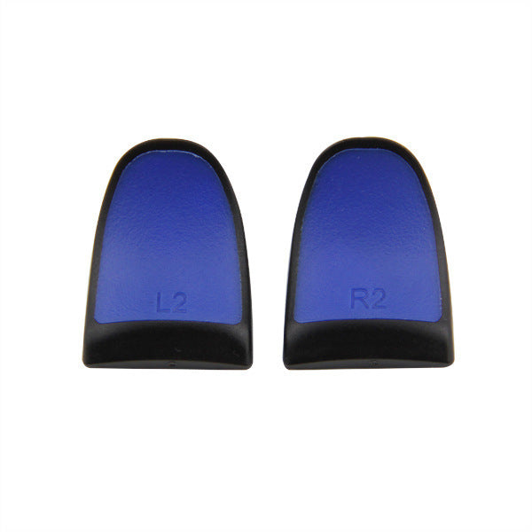 HKM-274131 PS4 L2 R2 Replacement Handle Buttons Set - Durable ABS + Rubber Material, Compatible with PS4 Game Controllers