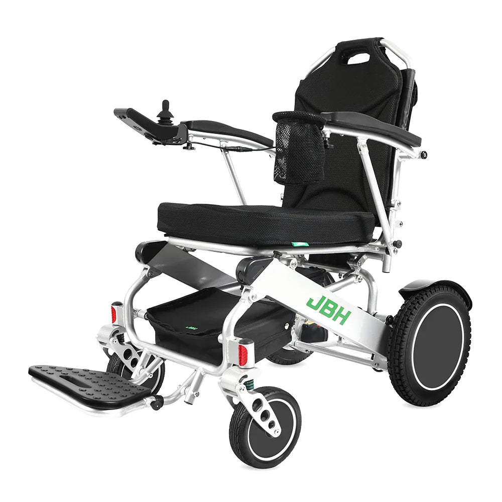HKM-274323 Electric Beach Wheelchair with Joystick Control, Metal Frame, 6 km/h Speed, 20 km Range, Compact Design