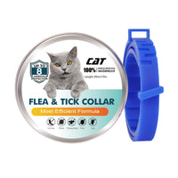 HKM-2743997 Essential Oil Flea Control Collar for Cats - Adjustable, 38cm, Multiple Colors Available