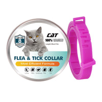 HKM-2743997 Essential Oil Flea Control Collar for Cats - Adjustable, 38cm, Multiple Colors Available