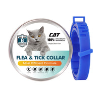 HKM-2743997 Essential Oil Flea Control Collar for Cats - Adjustable, 38cm, Multiple Colors Available