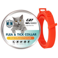 HKM-2743997 Essential Oil Flea Control Collar for Cats - Adjustable, 38cm, Multiple Colors Available
