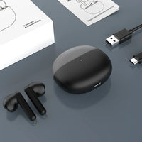 HKM-274451 Dual Mic ENC True Wireless Earbuds for Gaming and Sports - High Performance Wireless Earphone