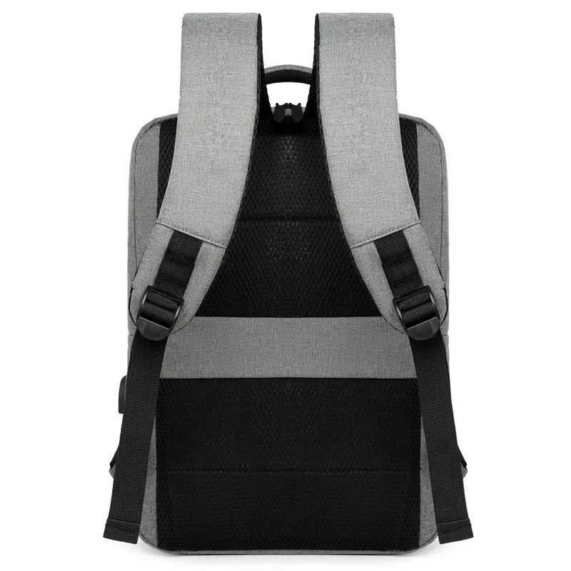 HKM-274515 Business Large Capacity USB Charging Waterproof Laptop Backpack for Computer and Accessories