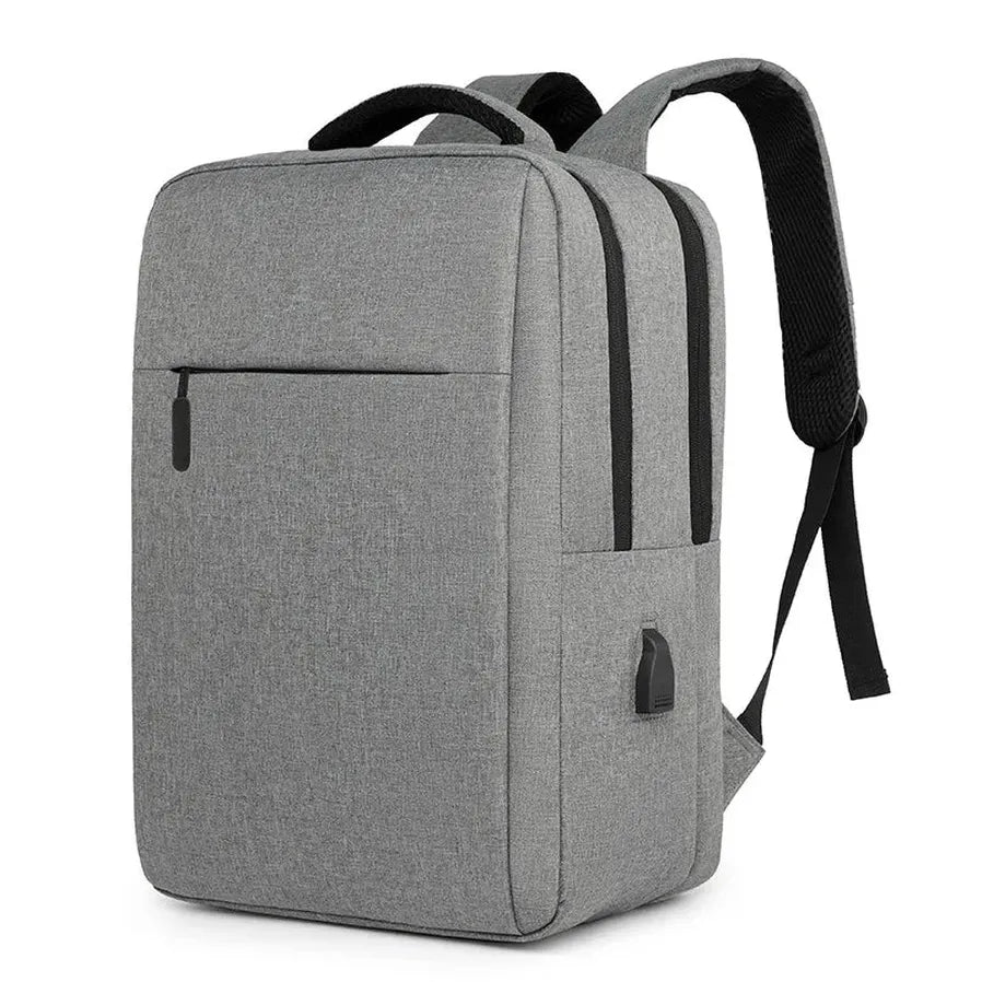 HKM-274515 Business Large Capacity USB Charging Waterproof Laptop Backpack for Computer and Accessories
