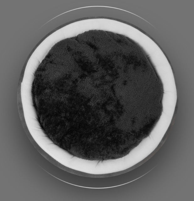 HKM-2746045 Cozy Round Pet Nest Cushion for Dogs and Cats - Three Size Options Available