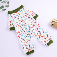 HKM-2746429 Comfortable Cotton Pajamas for Pets with Fun Prints - Multiple Designs and Sizes Available