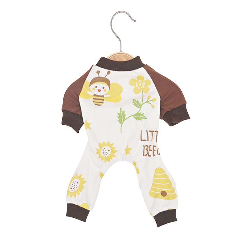 HKM-2746429 Comfortable Cotton Pajamas for Pets with Fun Prints - Multiple Designs and Sizes Available