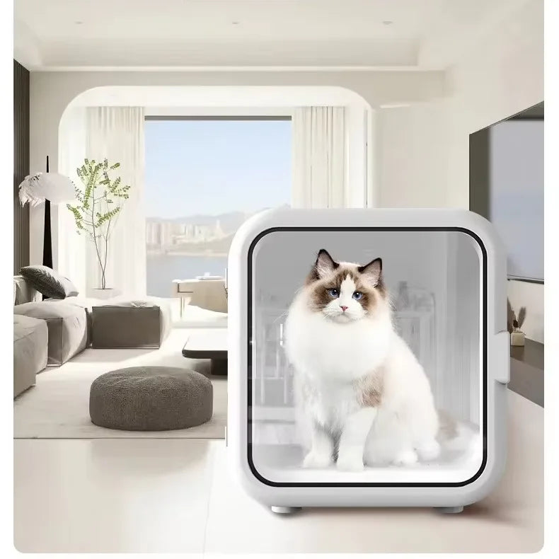 HKM-274707 Eco-Friendly Automatic Pet Hair Dryer for Cats and Dogs - Ultra Quiet with Temperature Control