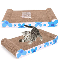 HKM-2747965 Cat Paw Board - High Density Corrugated Paper Biting Toy for Long-Lasting Fun, 44x24x6.5 cm