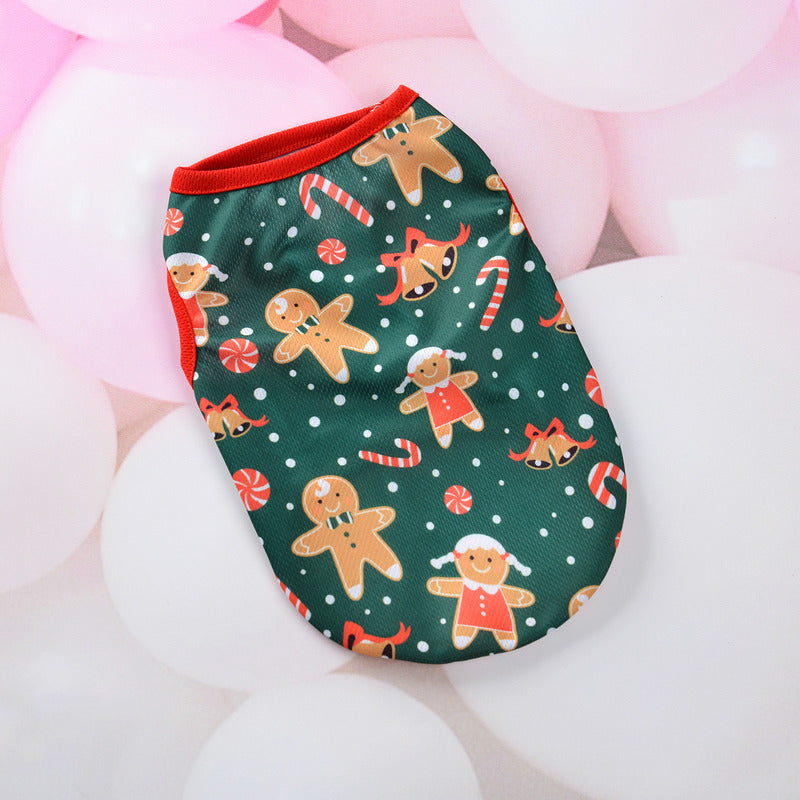 HKM-2748349 Christmas-Themed Dog Vest for Pets in Various Festive Designs and Sizes