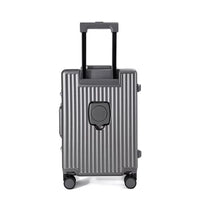 HKM-274835 Lightweight Unisex Retractable Spinner Luggage with Durable Aluminium Frame and TSA Lock for Travel
