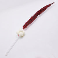 HKM-2748605 Feathered Cat Play Wand in Light and Dark Colors