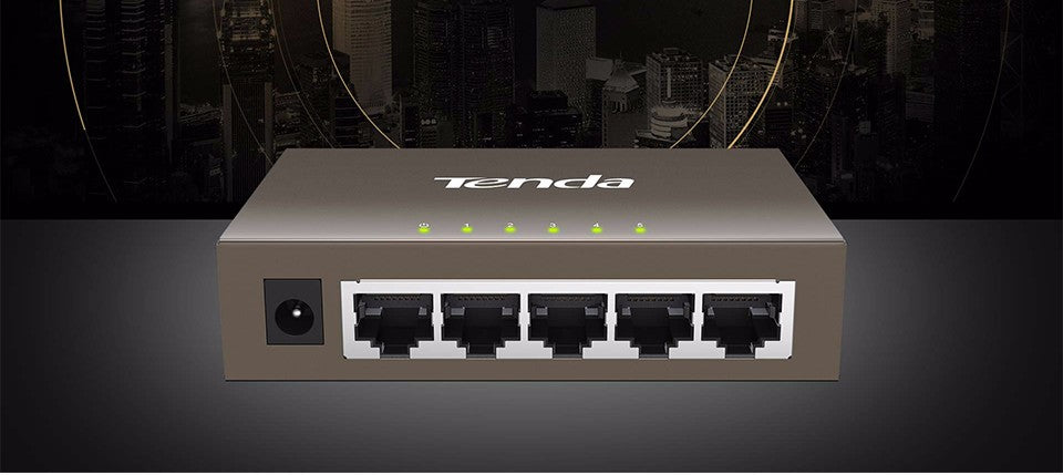 HKM-274963 5-Port Gigabit Ethernet Switch, Model TEG1005D, 10/100/1000 Mbps Networking Hub