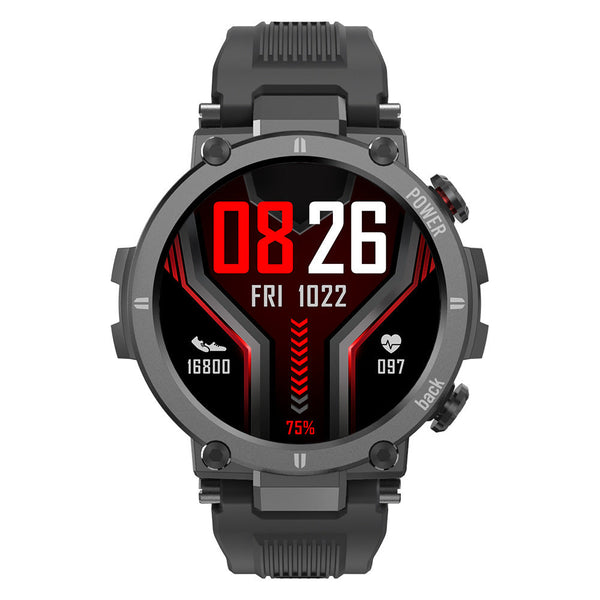 HKM-274963 Three-Proof Outdoor Sports Smart Watch with Touch Control and Silicone Band