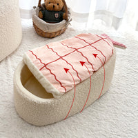 HKM-2751805 Cozy Removable Pet Nest Dog Mattress - Sushi Design for All Seasons