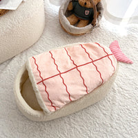 HKM-2751805 Cozy Removable Pet Nest Dog Mattress - Sushi Design for All Seasons