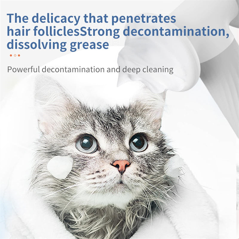 HKM-2753341 Automatic Foaming Silicone Pet Bath Brush with Soap Dispenser for Dogs and Cats