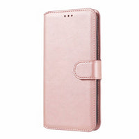HKM-275475 Sleek Solid Color Leather Phone Case with Classic Calf Pattern for Samsung
