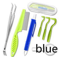 HKM-2755389 Pet Lice, Flea, and Tick Remover Tool - Available in Multiple Pack Combinations