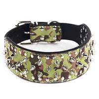 HKM-2755517 Stylish Rivet PU Pet Collar for Large Dogs ¨C Adjustable Sizes Available