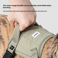 HKM-2756797 Fashionable Pet Vest with Adjustable Chest and Back Leash, Available in Multiple Colors