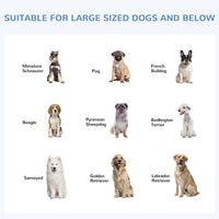 HKM-2757181 Secure Outdoor Dog Kennel with Galvanized Steel Fence and Roof, 9.8' x 9.8' x 7.7' for Large Breeds