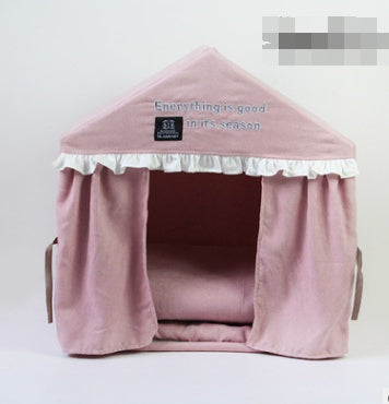 HKM-2757565 Pet Dog House Tent Nest for Bichon and Teddy Dogs ¨C Removable Design for Easy Cleaning