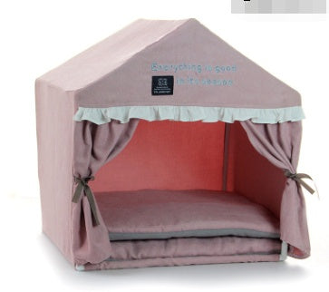 HKM-2757565 Pet Dog House Tent Nest for Bichon and Teddy Dogs ¨C Removable Design for Easy Cleaning