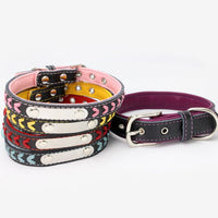 HKM-275795 Customizable Stainless Steel Engraved Dog Collar - Adjustable Sizes for Small and Large Breeds