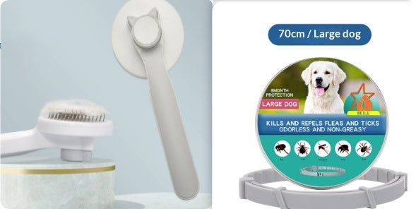 HKM-2759101 Cat Grooming Comb for Efficient Shedding Control and Tangle Removal